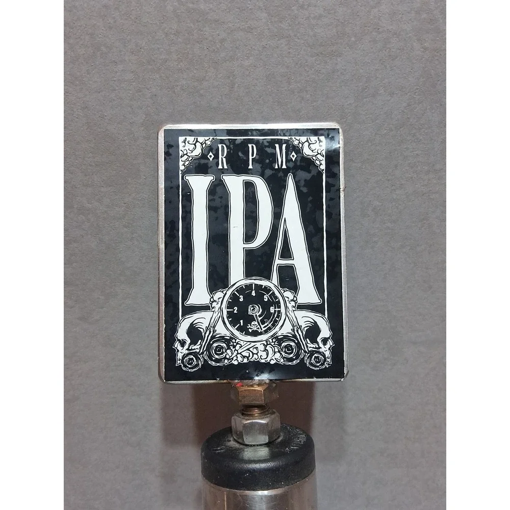 Boneyard Brewing Beer Tap Handle RPM IPA Bend Oregon Metal Skull Crossbones